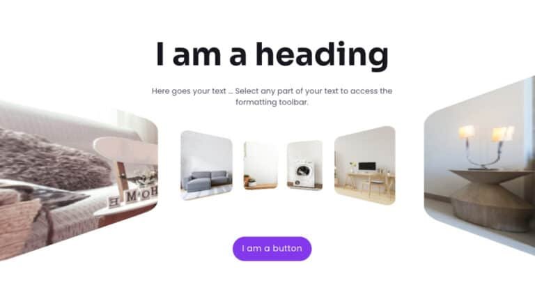 Hero 3d animation slider