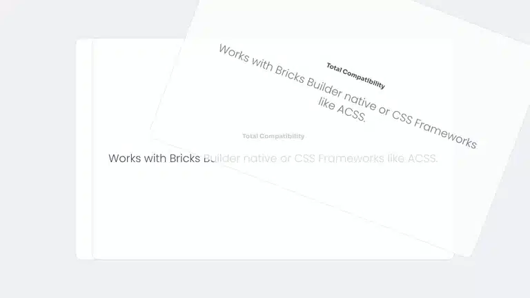 Section card stack template