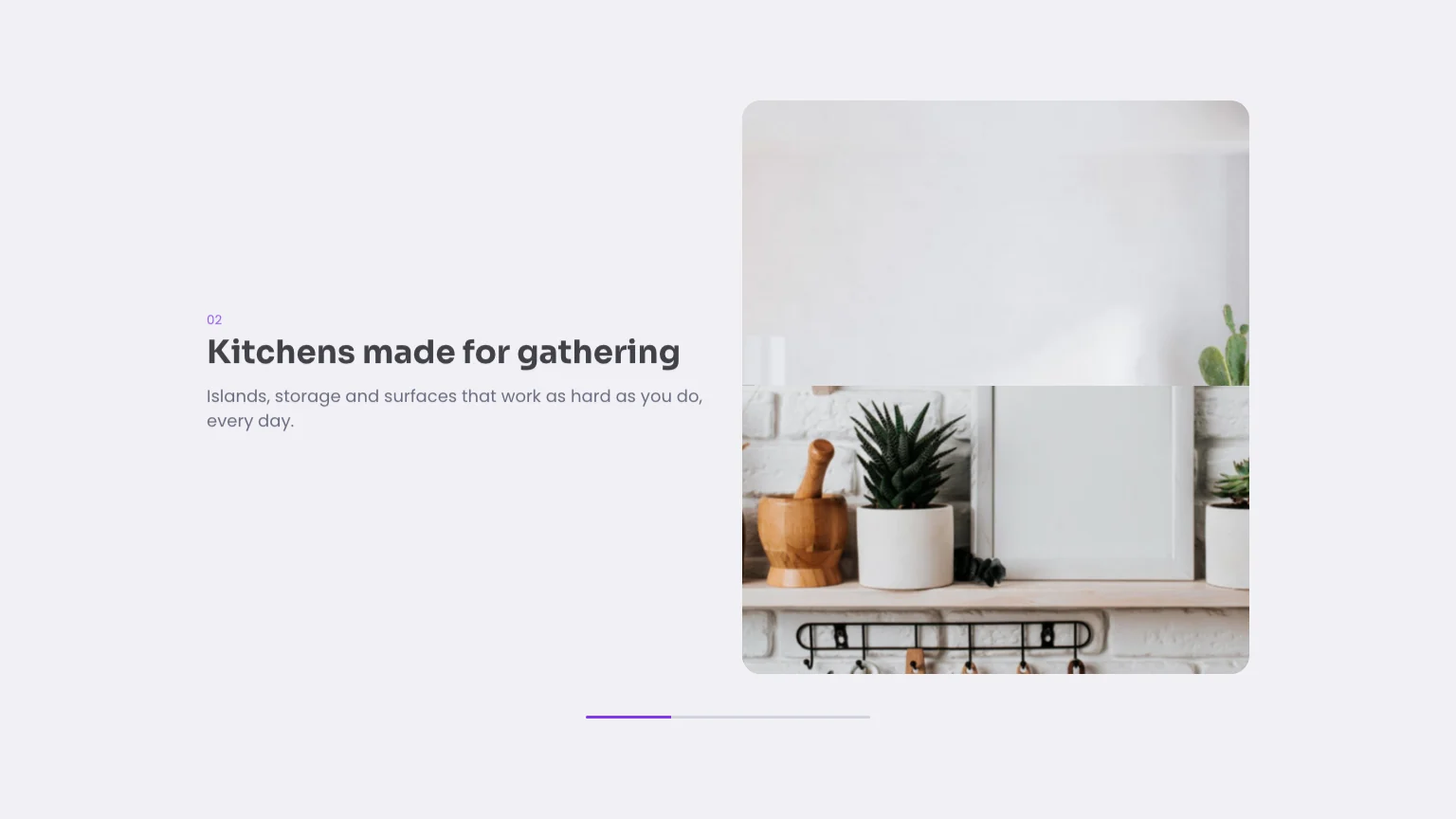 Split scroll template