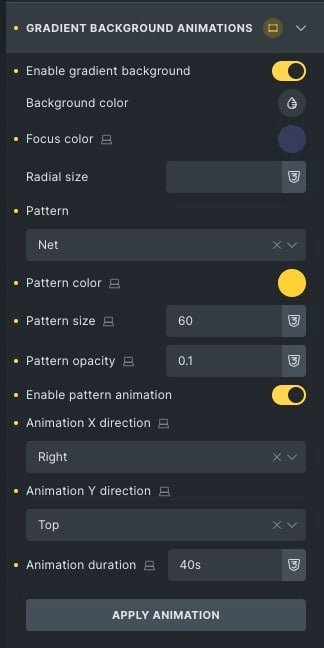 gradient-background-animations-bricks-builder