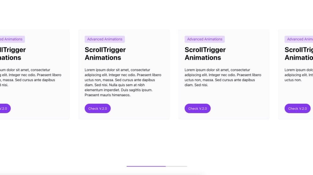 Bricks builder templates with fancy animations